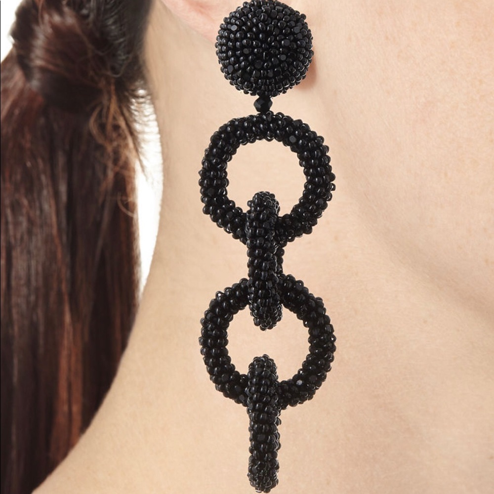 Oscar de la Renta earrings